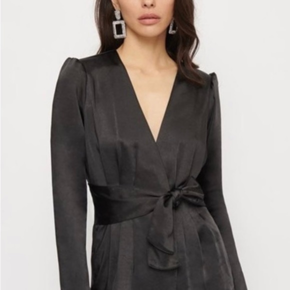 Purple Dynamite Satin Blazer - Picture 2 of 5